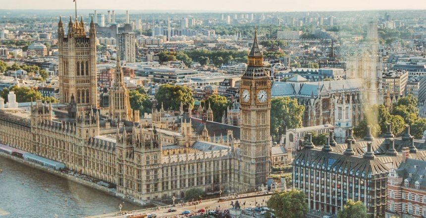 External view of the Houses of Parliament